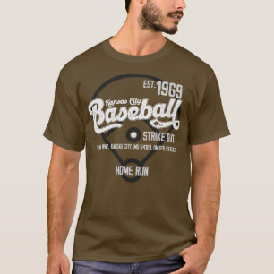 T-shirt Fan de baseball vintage Kansas City Baseball Est 1