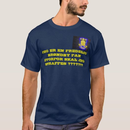 T-shirt fan de Brøndby (Devant)