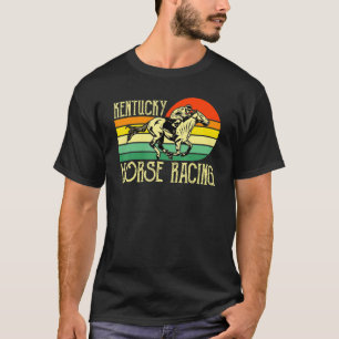 T-shirt Fan de courses de chevaux du Kentucky Rétro Derby