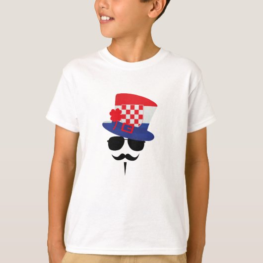 T-shirt Fan de Croatian (Devant)
