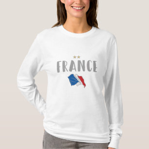 T-shirt Fan de football France Chemise Française
