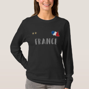T-shirt Fan de football France Chemise Française