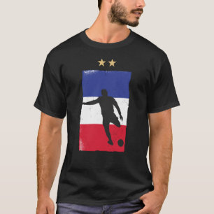T-shirt Fan de football France Chemise Française