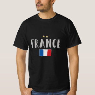 T-shirt Fan de football France Chemise Française