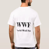 T-shirt Fan de loup de haute plaine (Dos)