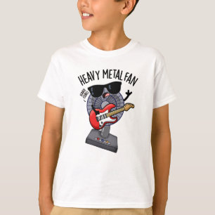 T-shirt Fan de métal lourd amusant jeu de musique amusant