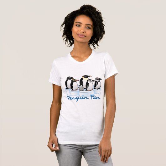 T-shirt Fan de pingouin (Devant entier)