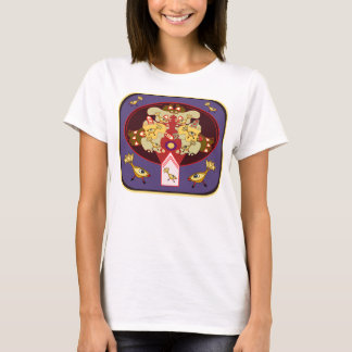 T-shirt Fan de puzzle d'oiseau
