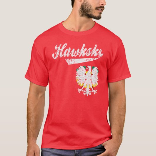 T-shirt Fan polonaise de Hawkski Chicago (Devant)