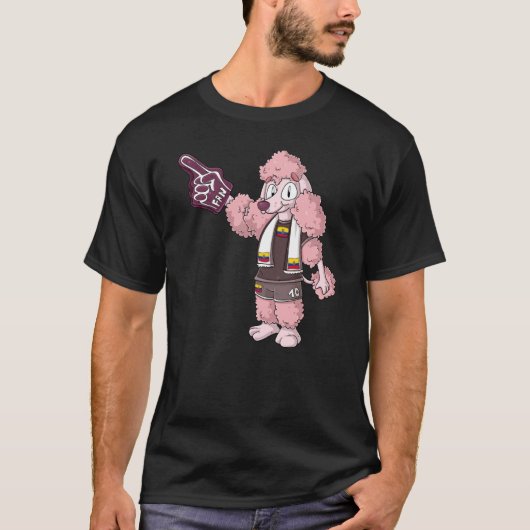 T-shirt Fan Poodle Ecuador (Devant)