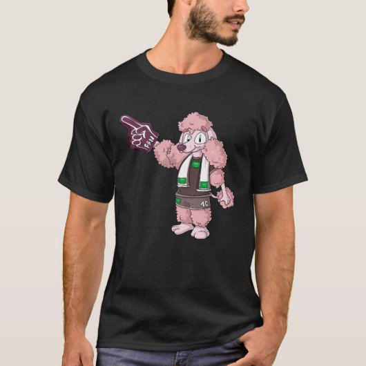 T-shirt Fan Poodle Saudi Arabia (Devant)