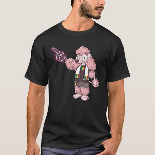 T-shirt Fan Poodle Senegal (Devant)