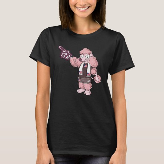 T-shirt Fan Poodle USA (Devant)