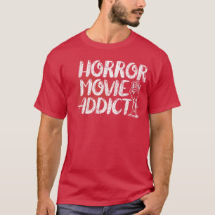 T-shirt Fanatique de film d'horreur Amateur de film d'horr