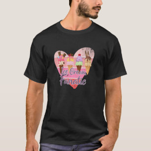 T-shirt Fanatique de la crème glacée douce et lisse Gelato