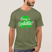 T-shirt Fancy A Coddle Irish Food Joke (Devant)