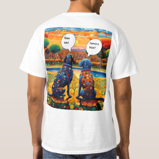 T-shirt Fancy a pint (Dos)