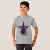 T-shirt Fancy Guitar Star Frotles Tee's Kid's Tee, violet (Devant entier)