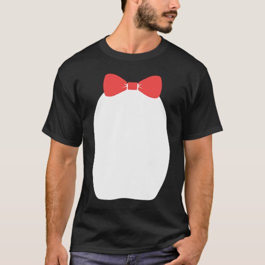 T-shirt Fancy Penguin Bow Tie Halloween Costume (Devant)