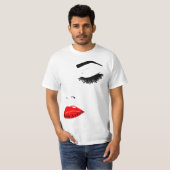 T-shirt Fancy Women's Makeup-Lash Extensions Artist Print (Devant entier)