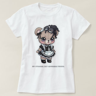 T-shirt Fanged Maid Bear - Tarantula Topping Kawaii Art