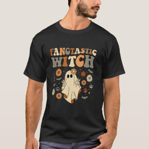 T-shirt Fangtastic Sorcière Halloween Ghost Costume Re