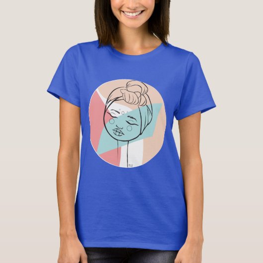 T-shirt Fanm Flè Marétèt (Devant)