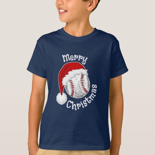 T-shirt Fans de baseball Sport Noël Noël Noël Noël Noël (Devant)