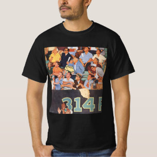 T-shirt Fans de baseball vintage regardant un match