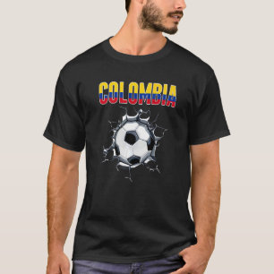 T-shirt Fans De Football Colombie - Football Colombien En 