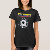 T-shirt Fans De Football Colombie - Football Colombien En (Devant)