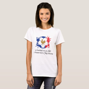 T-shirt Fans de Football Français – Cadeaux & Vêtements po