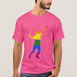 T-shirt Fans de soutien du joueur de tennis