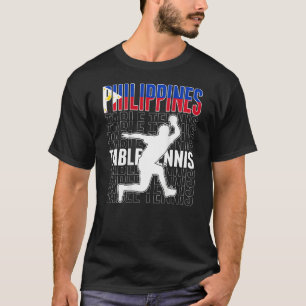 T-shirt Fans de tennis de table des Philippines Épinglette