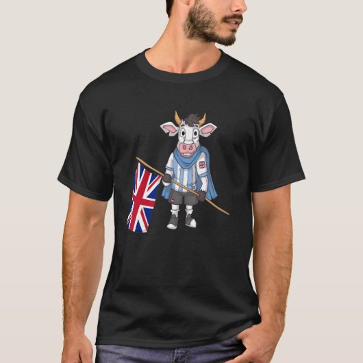 T-shirt Fans de vache d'Angleterre (Devant)