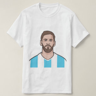t-shirt fans messi et argentine