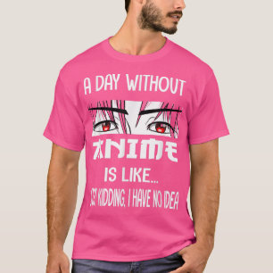 T-shirt Fantaisie Anime Merch Pour Filles Ados Par Jour Sa