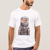 T-shirt Fantaisie Astronaut Baby Photo Shirt - Visage Pers (Devant)
