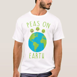T-shirt Fantaisie Chemises Pois Sur Terre Tee - shirts Hom