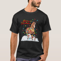 Fantaisie Cheval Lumières de Noël Pyjamas Cheval P
