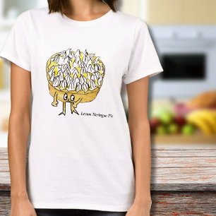 T-shirt Fantaisie Citron Meringue Pie Quirky Cute Dessert 