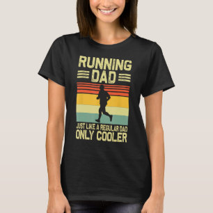 T-shirt Fantaisie Courir Pour Hommes Papa Marathon Coureur