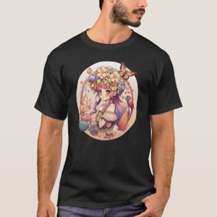 T-shirt Fantaisie de fille fée Cottagecore Forêt Goblincor