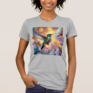 T-shirt Fantaisie de fleurs de cerisier Colibri
