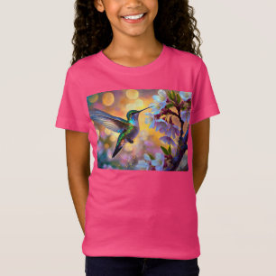 T-Shirt Fantaisie de Fleurs de Cerisier Lever de Soleil Co