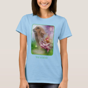 T-shirt Fantaisie de fleurs de Lévrier Afghan Art Chien