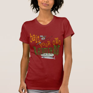 T-shirt Fantaisie de pêche Chemise de pêche Humour appât d