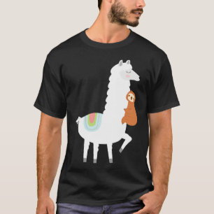 T-shirt Fantaisie Fantaisie Accrocher Llama Alpaca