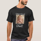 T-shirt Fantaisie New Papa Shirt - Custom Baby Photo Tee (Devant)
