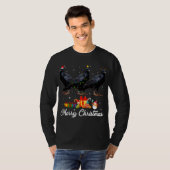 T-shirt Fantaisie Noël lumières Noël Noël Noël Noël Pyjama (Devant entier)